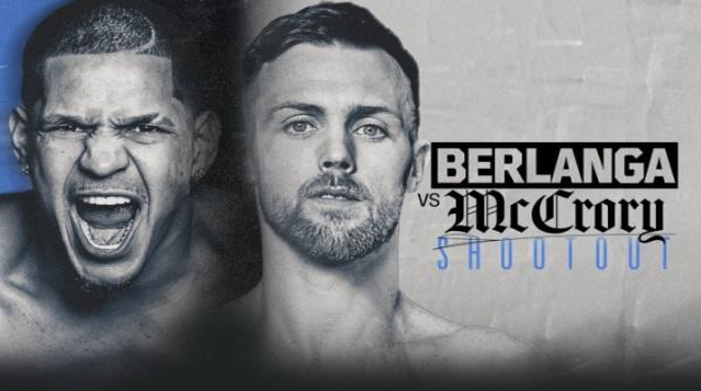 Berlanga vs McCrory Live Stream, Start Time, Fight Card & TV Channel Info