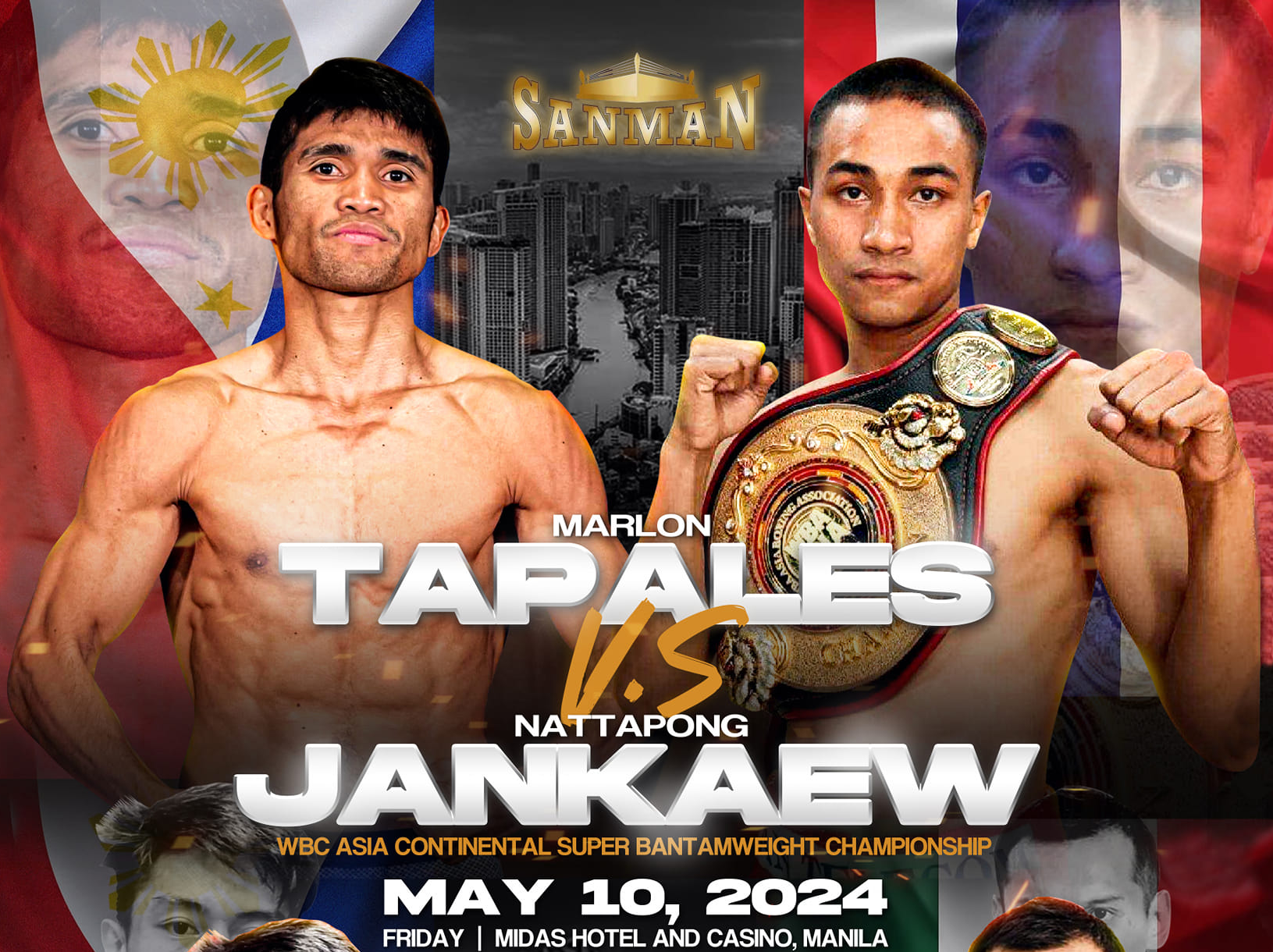 Marlon Tapales vs Nattapong Jankaew Live Stream, Start Time, Fight Card & TV Channel Info