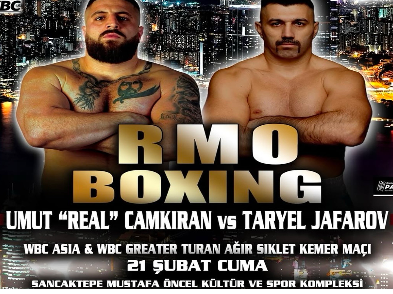 Umut Camkiran vs Taryel Jafarov Live Heavyweight WBC Asia Title Boxing